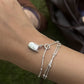 925 Sterling Silver Flip Mobile Phone Pendant Charm