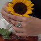 Big Sunflower Detailed 925 Sterling Silver Ring