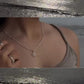 925 Sterling Silver Snake Dot Sunshine Moonstone Necklace